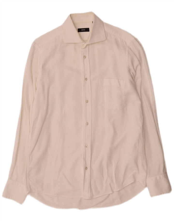 Cămașă pentru bărbați Hugo Boss Mărimea 38 Medium White