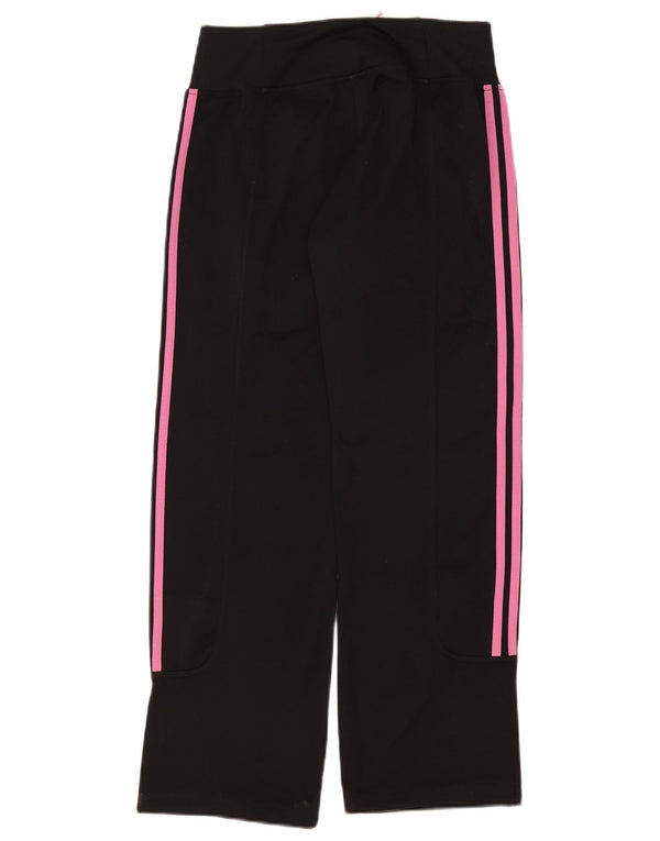 Pantaloni de trening Adidas pentru femei UK 10 Poliester negru mic