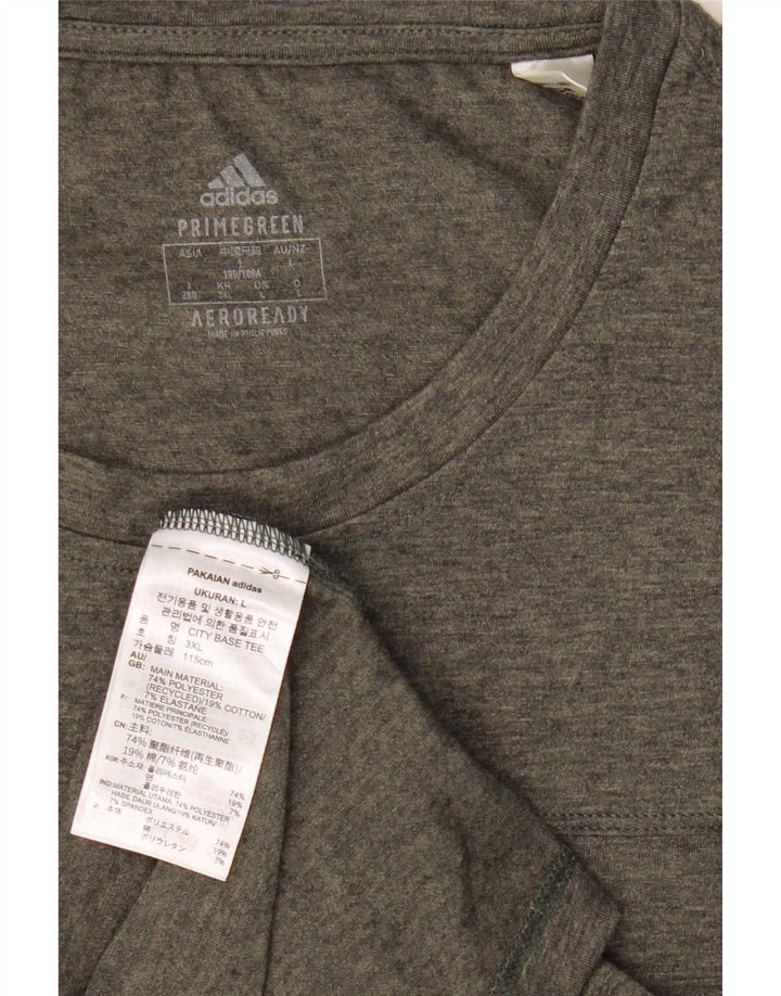 Tricou pentru bărbați Adidas Aeroready Top mare poliester gri