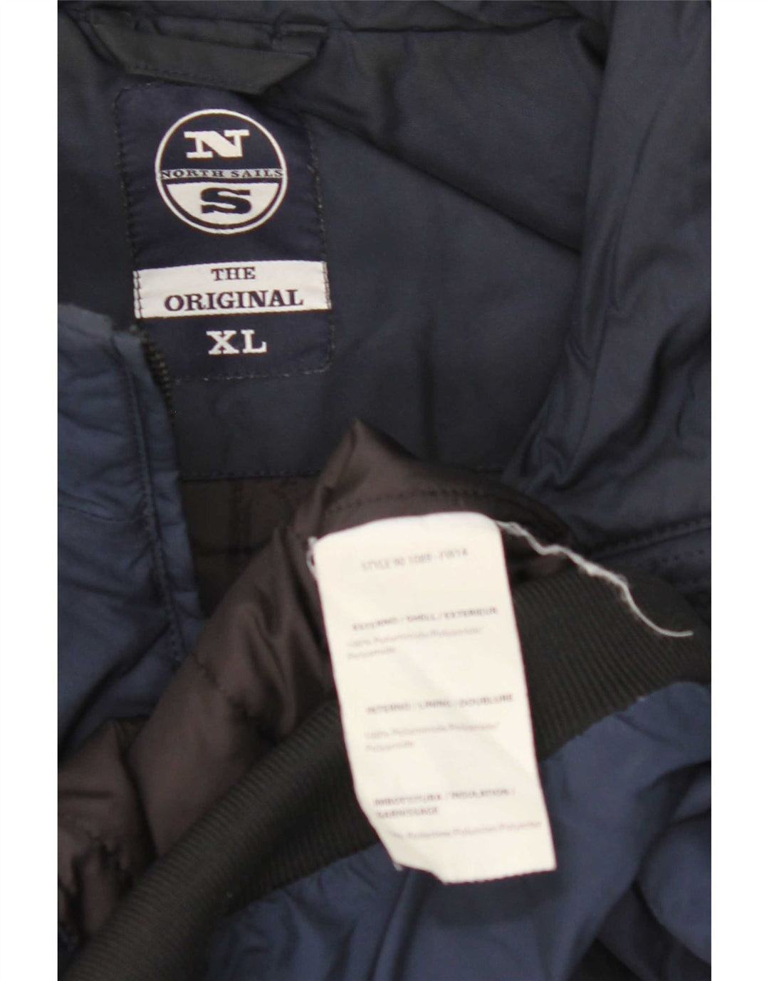 Jachetă bombardier pentru bărbați North Sails UK 42 XL bleumarin din poliamidă color bloc