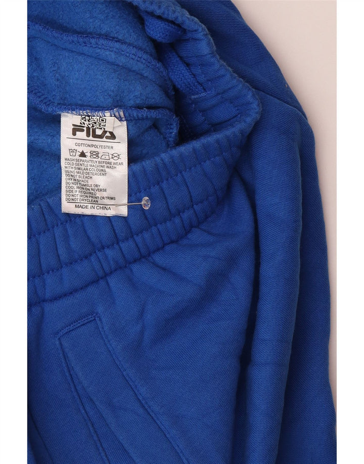 Pantaloni de trening Fila Barbati Joggeri Mici Bumbac Albastru