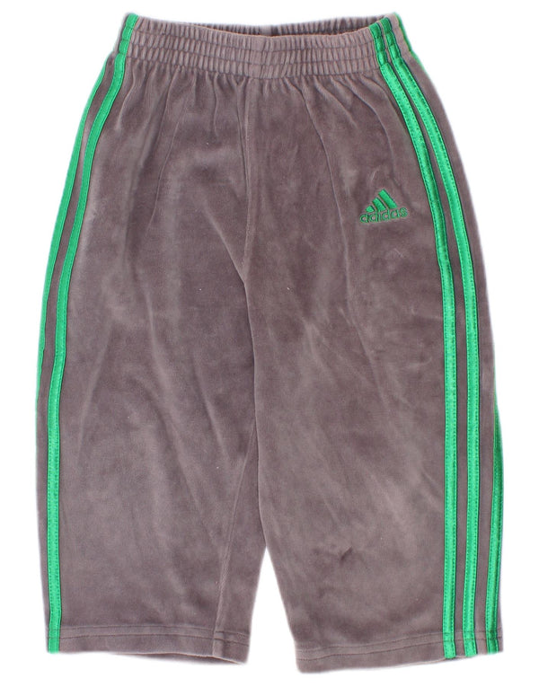 Pantaloni de trening Adidas Baby Boys din catifea 18-24 luni bumbac gri