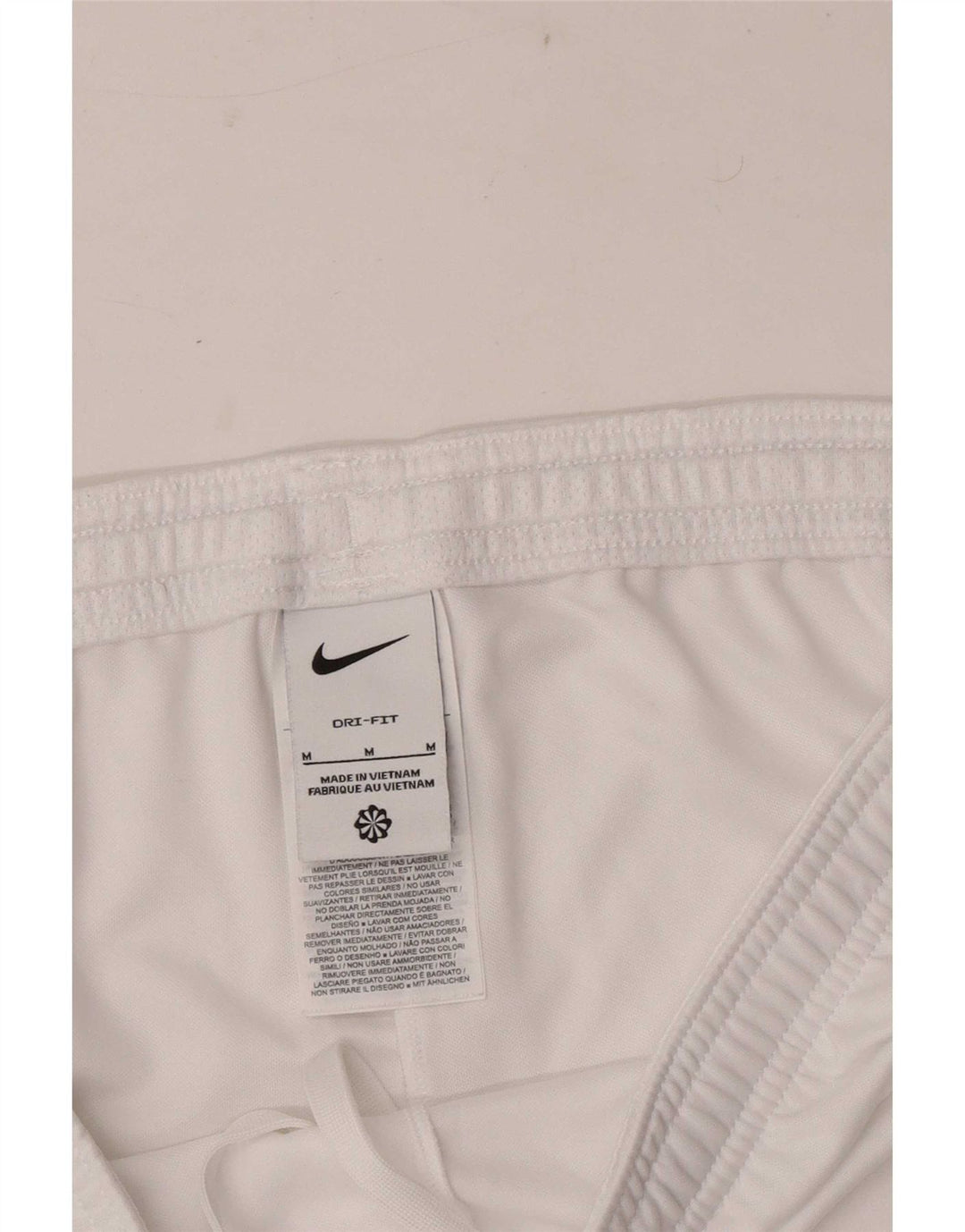 Pantaloni scurți sport Nike Dri Fit pentru bărbați, alb mediu, poliester color bloc