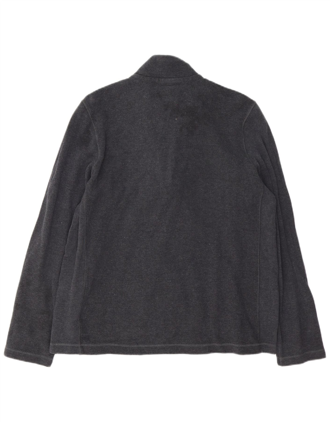 JACK & JONES Pulover cu fermoar pentru bărbați, bumbac gri XL