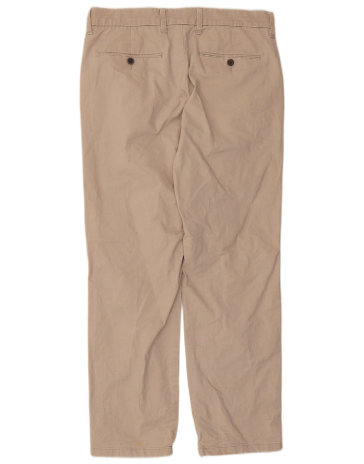 Pantaloni chino pentru bărbați Marks & Spencer, cu ajustare normală, L32 L29, bumbac bej