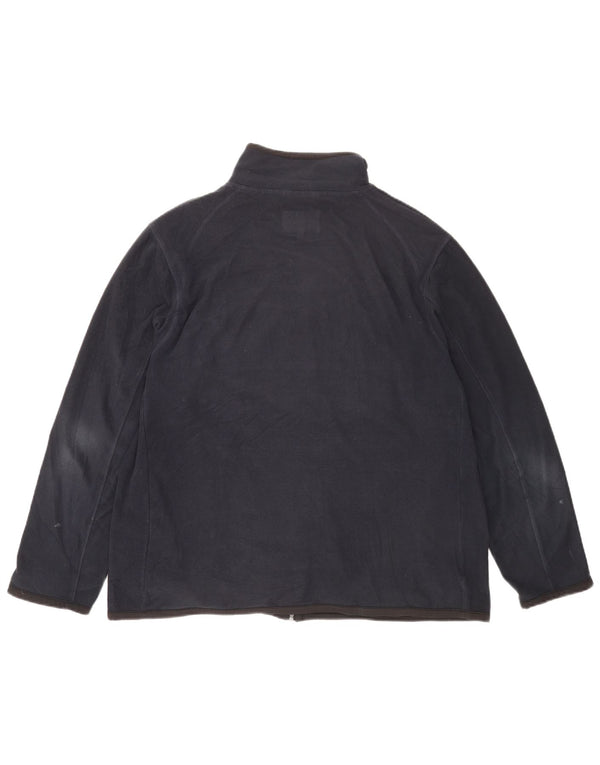 Jachetă fleece pentru bărbați Marks & Spencer UK 42 XL bleumarin poliester