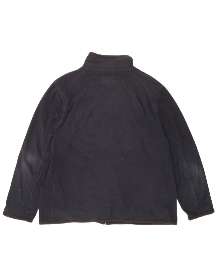 Jachetă fleece pentru bărbați Marks & Spencer UK 42 XL bleumarin poliester