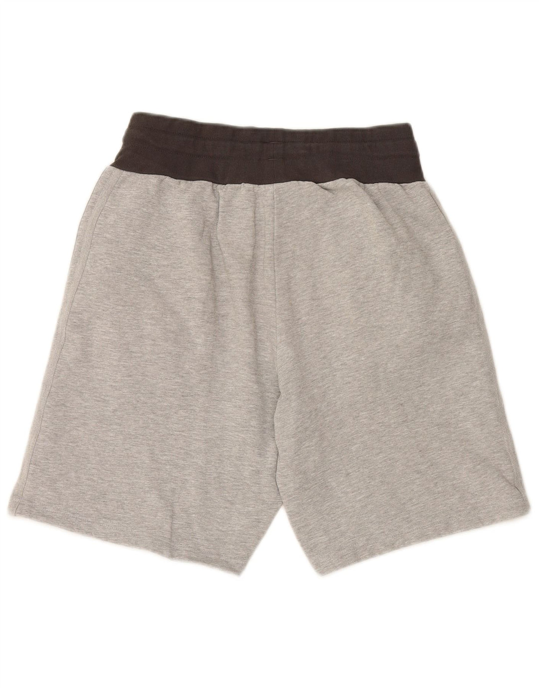 Pantaloni scurți sport ADIDAS pentru bărbați, bumbac color bloc, gri mediu