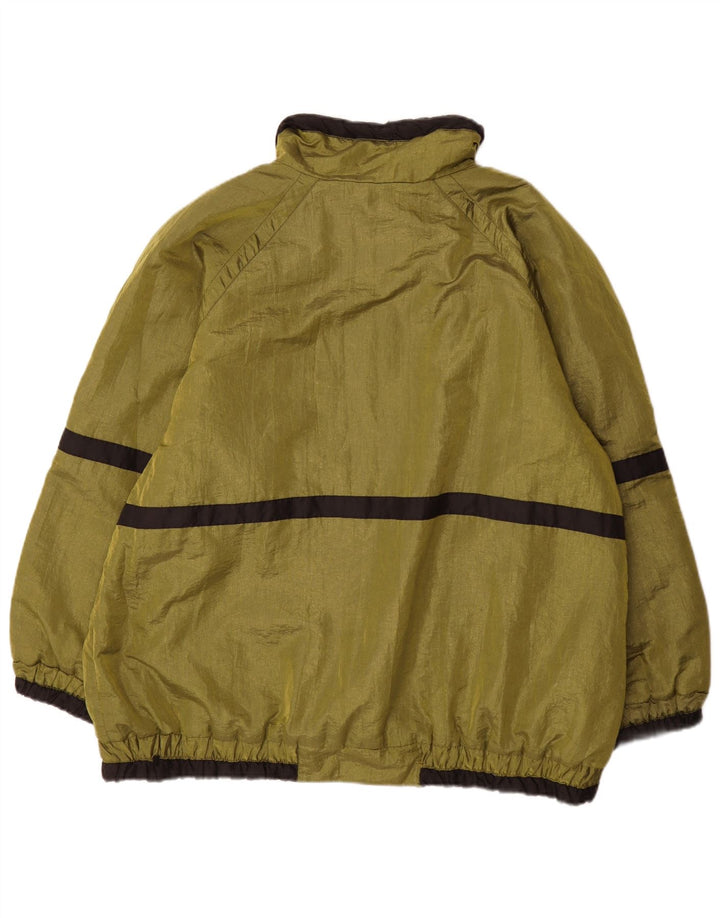 Jachetă vintage pentru bărbați UK 44 2XL Verde Poliester color bloc