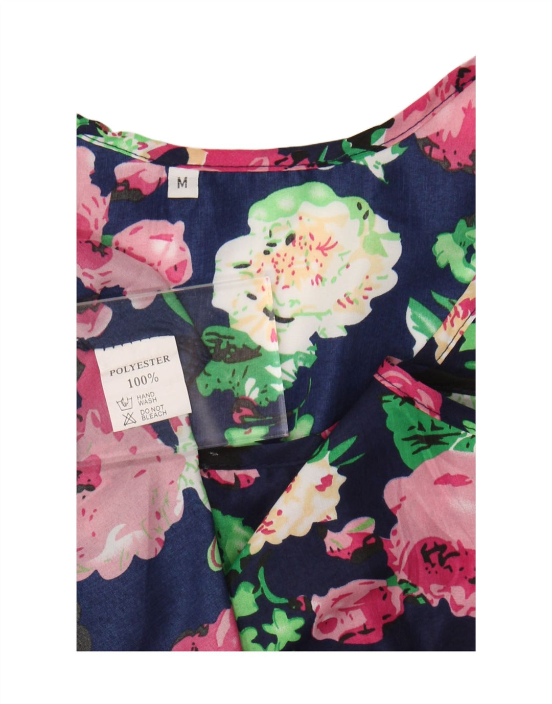 Rochie de soare vintage pentru femei UK 12 Medium Bluemarin Floral Poliester