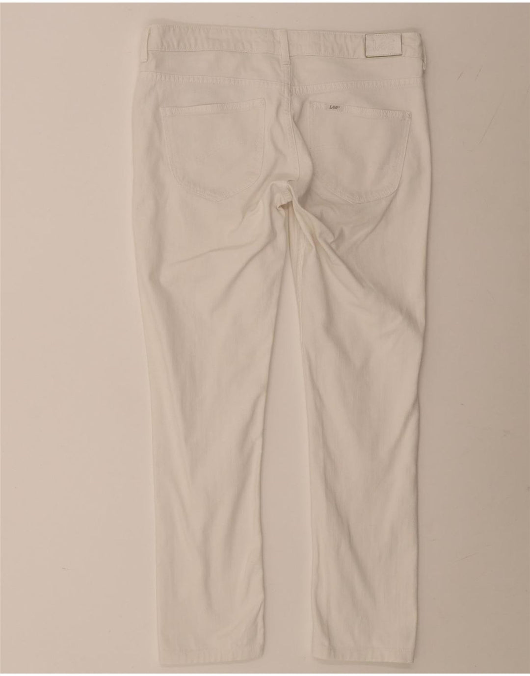 Blugi Lee Norma Slim pentru femei W30 L27 Bumbac alb