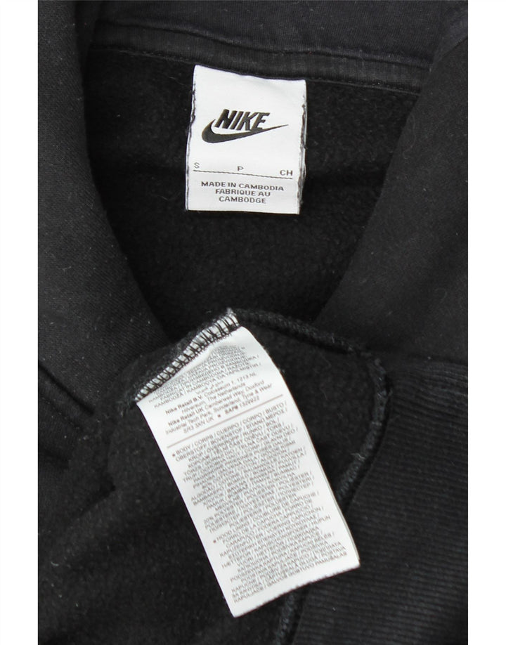Pulover supradimensionat pentru femei NIKE UK 10 Bumbac negru mic