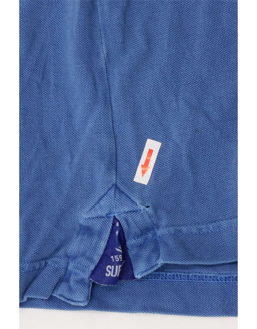 Tricou polo pentru bărbați Superdry, albastru mediu