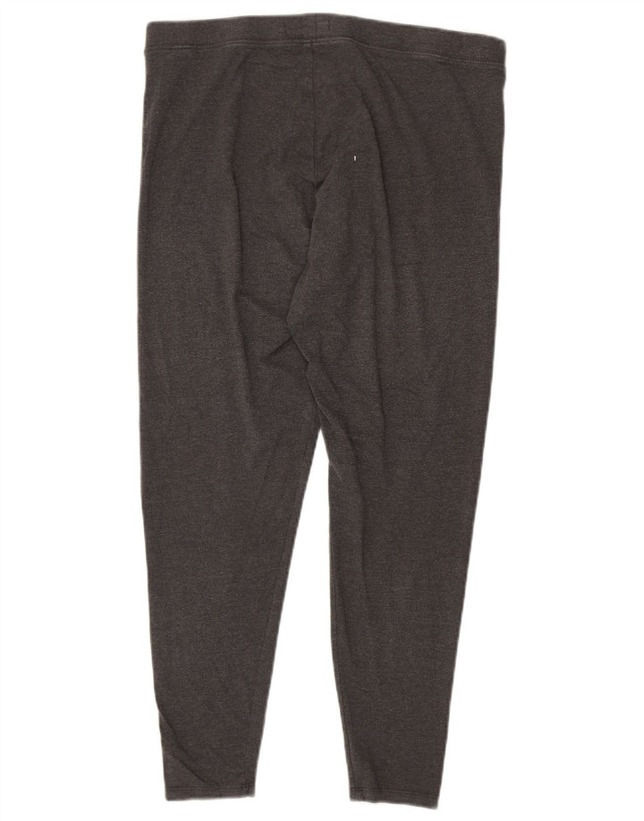 Leggings crop pentru femei Marks & Spencer UK 16 mare bumbac gri