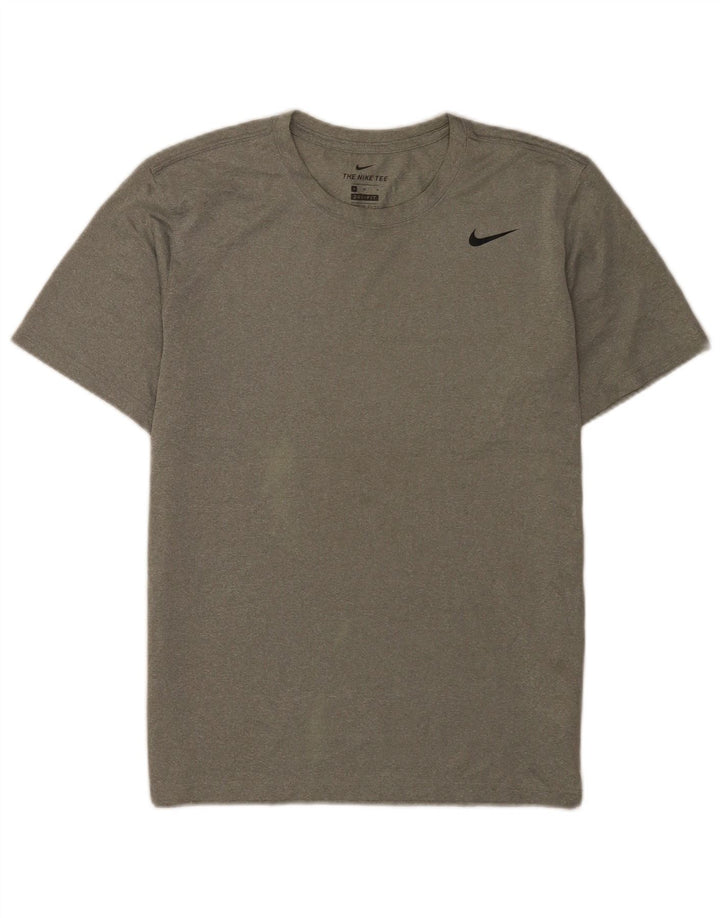 Tricou Nike Dri Fit pentru bărbați Top Medium Gri Poliester