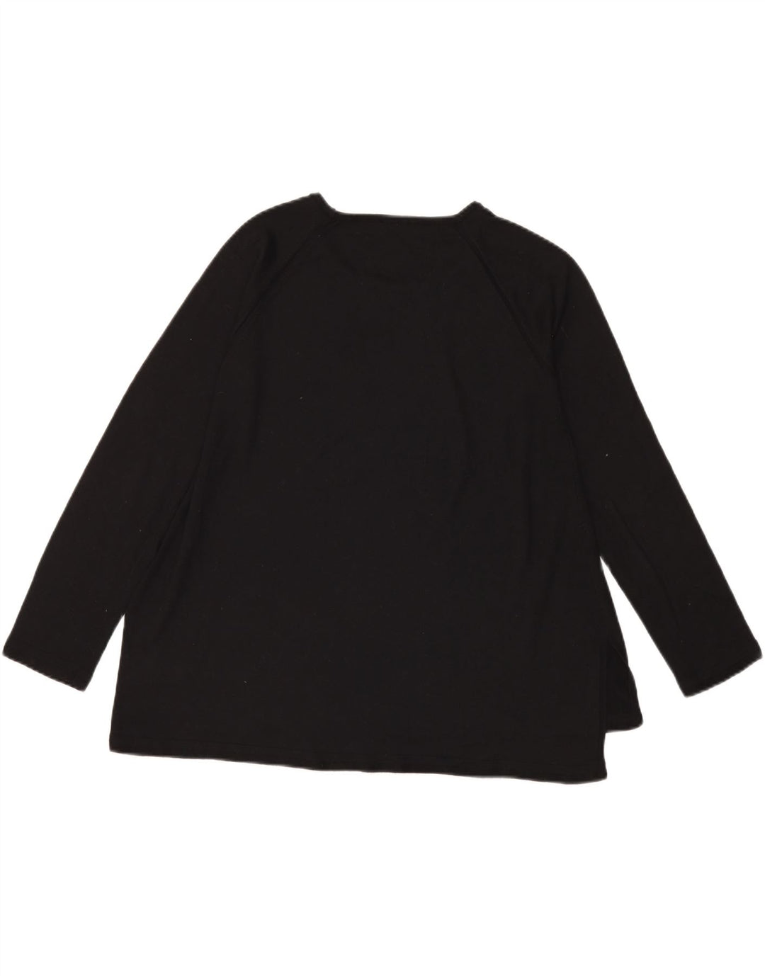 Top pentru femei Benetton cu mânecă lungă UK 16 Large Black