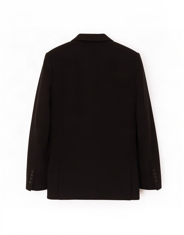 Jachetă pentru femei Zara, supradimensionată, cu mâneci 3/4 deschise, UK 6 XS, negru