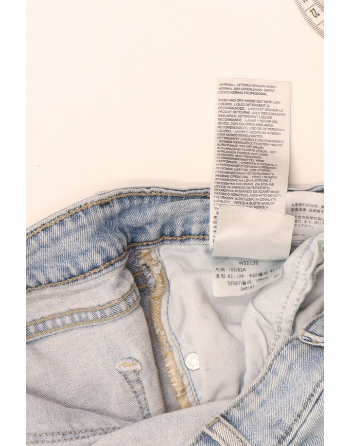 Blugi Levi's 712 Slim W32 L32 Bumbac albastru