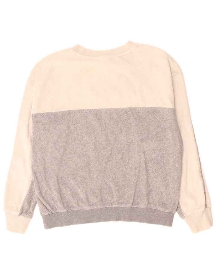 Pulover cu grafic pentru femei CHAMPION UK 14 Gri mediu Colorblock