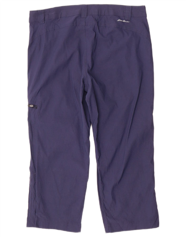 EDDIE BAUER Pantaloni capri drepti pentru femei US 8 Medium W32 L20 bleumarin