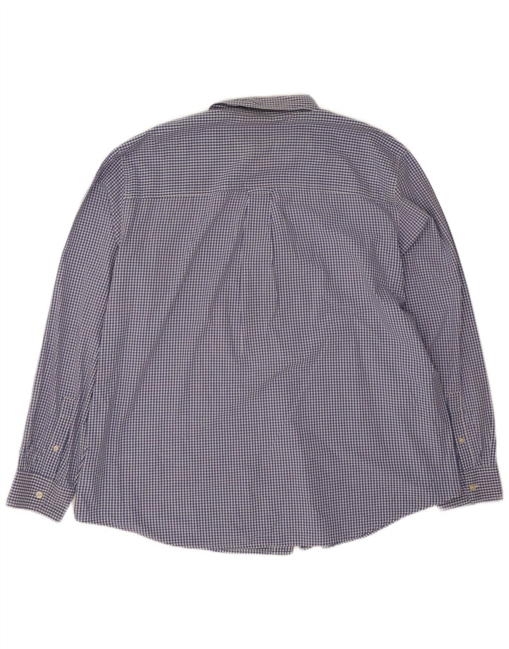 Cămașă pentru bărbați Chaps 2XL, bumbac cu check albastru