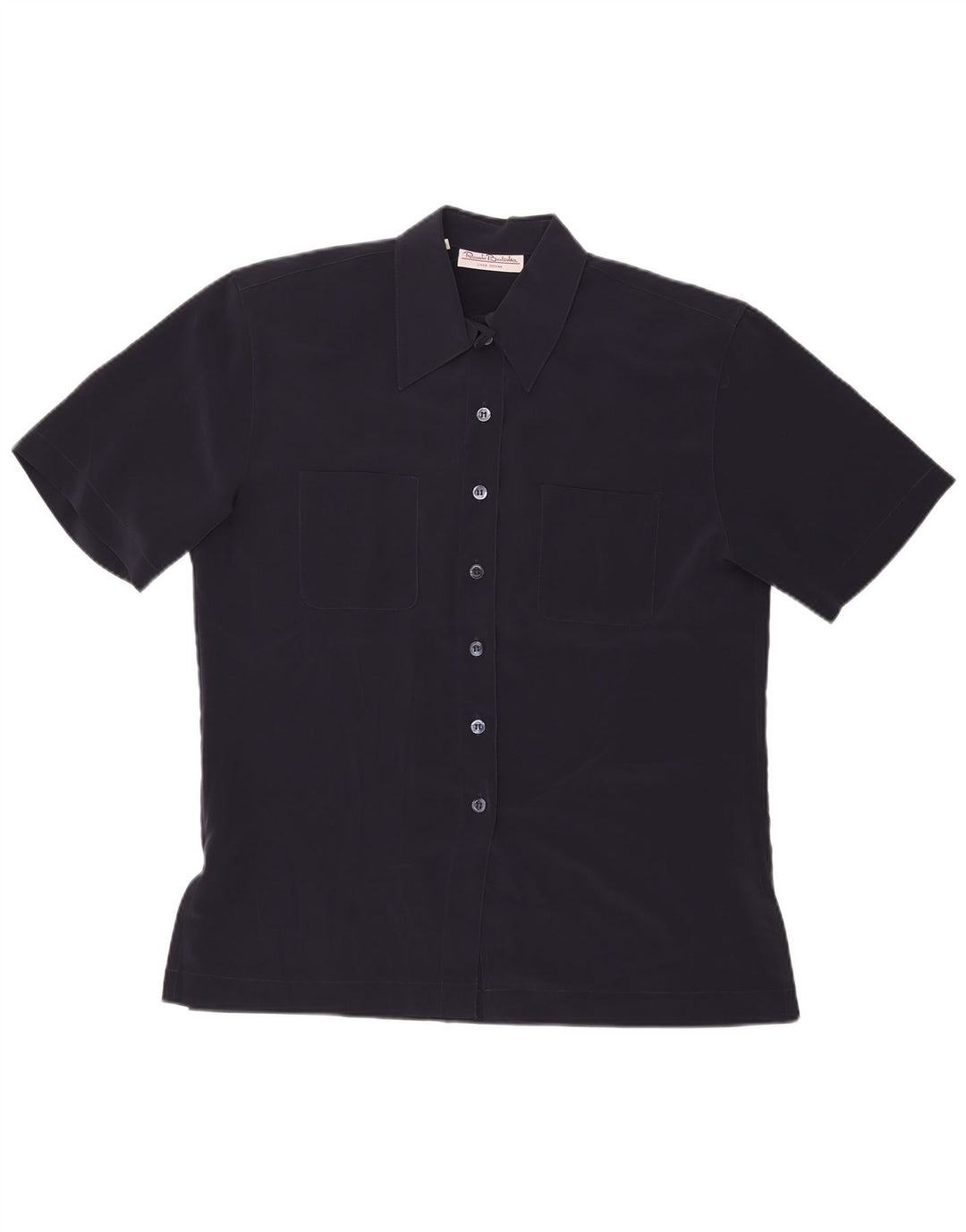 Bluză cămașă cu mânecă scurtă pentru femei RENATO BALESTRA IT 44 Medium Bleumarin