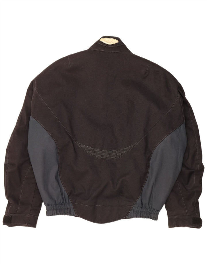 Jachetă pentru curse de motociclete pentru bărbați Clover UK 40, mare, neagră, color block