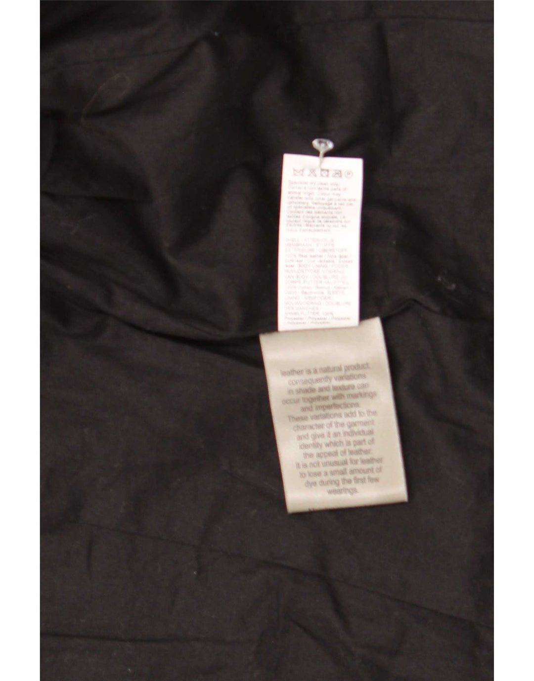 Jachetă motociclist din piele pentru femei River Island UK 12 Medium Black