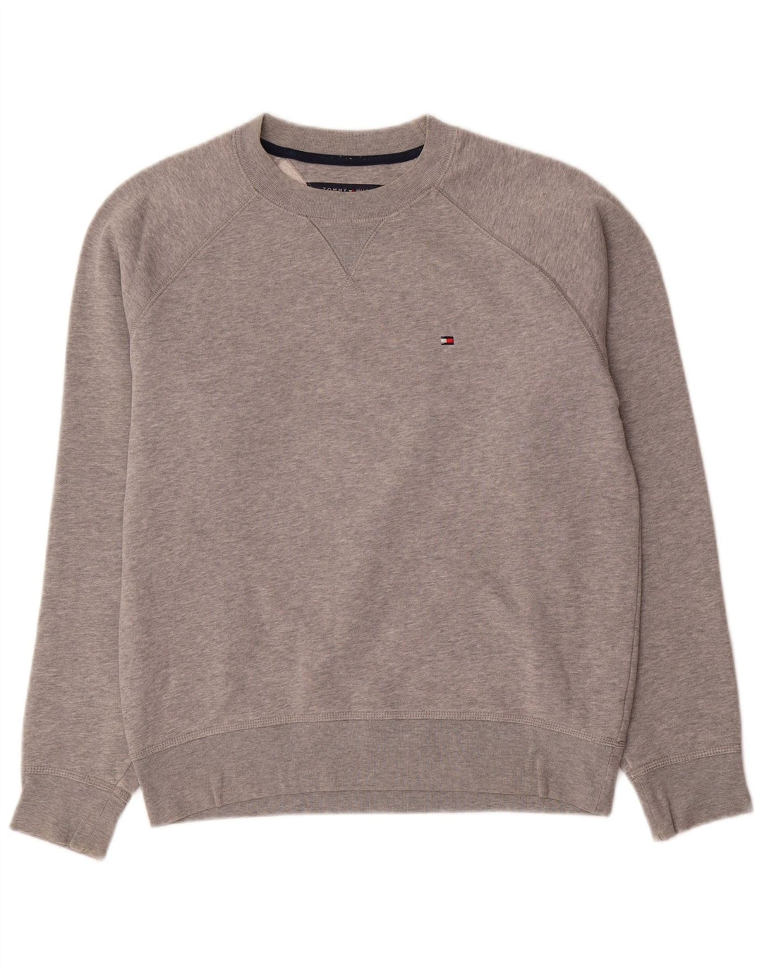 Hanorac pentru bărbați Tommy Hilfiger Pulover mic, gri, bumbac cu pete