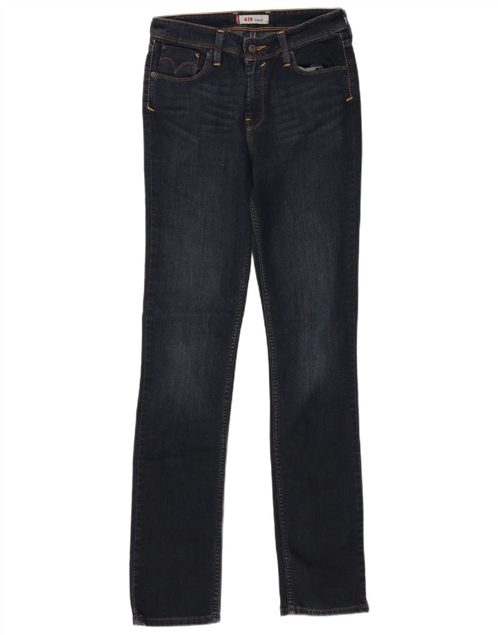 Blugi pentru bărbați LEVI'S 628 Slim W30 L34 Bumbac bleumarin