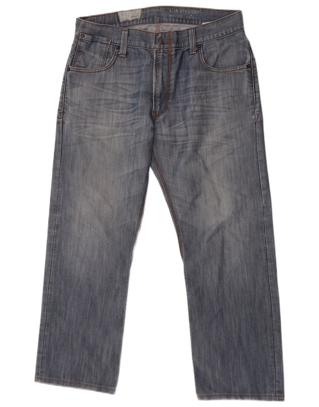 Blugi Levi's 514 Slim Straight pentru bărbați W36 L29 Bumbac albastru