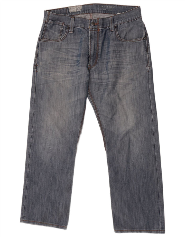 Blugi Levi's 514 Slim Straight pentru bărbați W36 L29 Bumbac albastru
