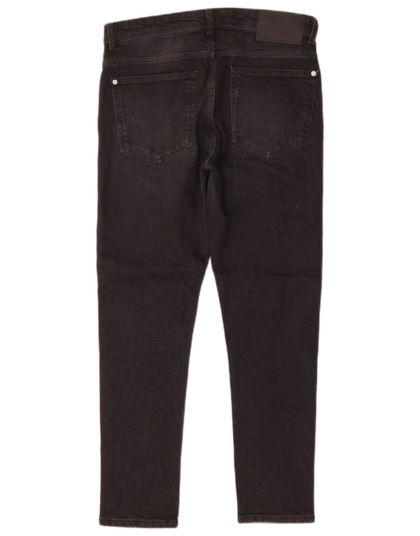 Blugi slim pentru femei Zara EU 40 Medium W31 L29 Bumbac negru