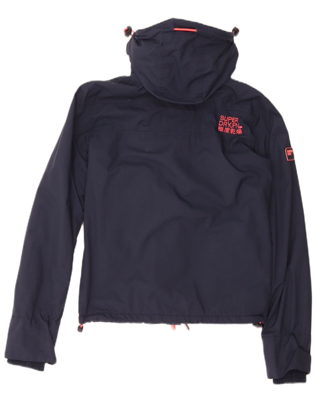 SUPERDRY Windcheater Oversized Windbreaker Jacket pentru femei UK 6 XS Bleumarin