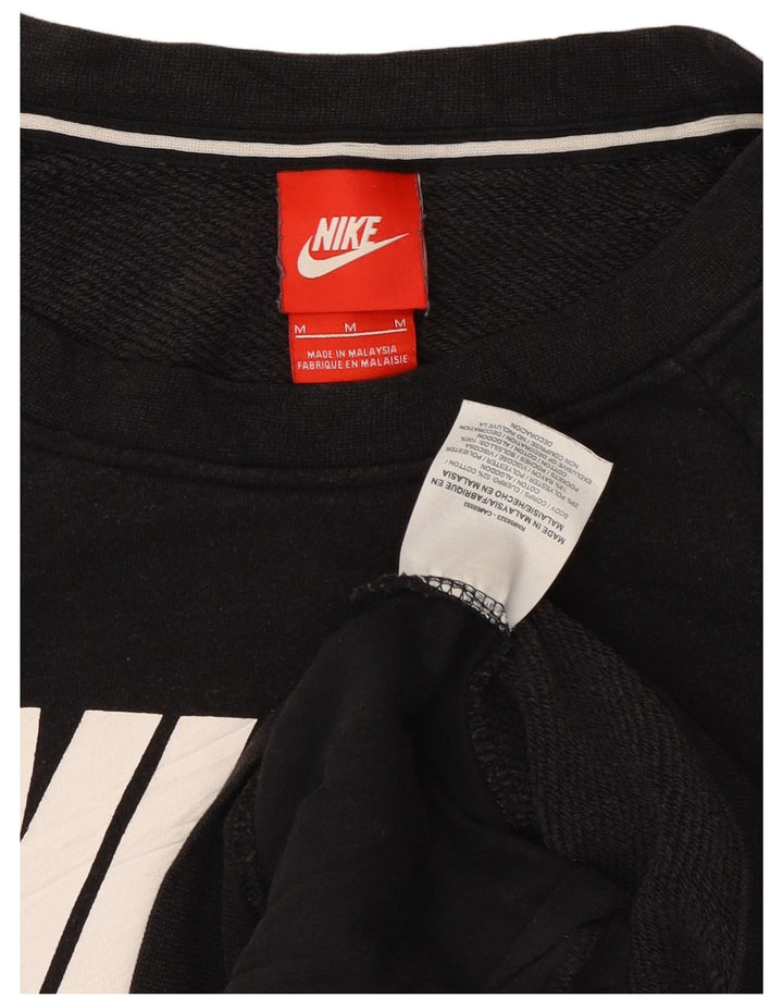 Hanorac grafic Nike pentru femei UK 14 Medium Negru
