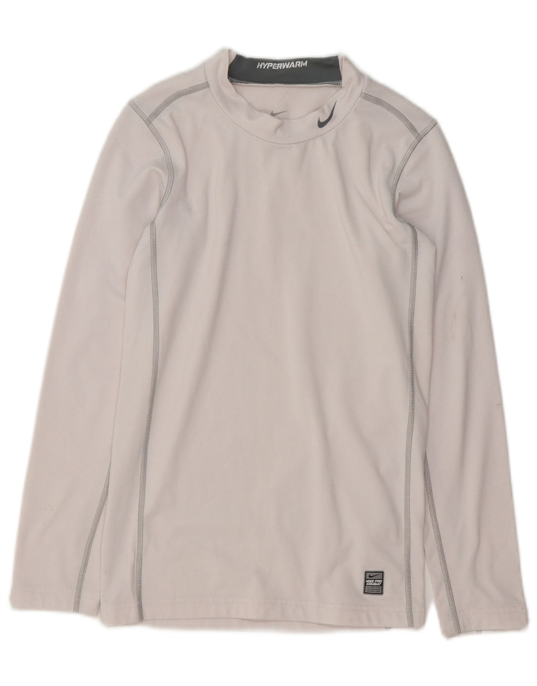 Nike băieți Dri Fit Top cu mânecă lungă 13-14 ani XL poliester alb