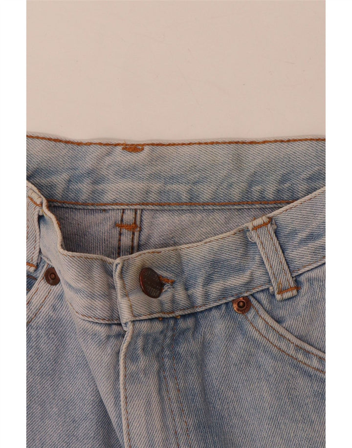 Pantaloni scurți din denim pentru femei Benetton W26 Small Blue