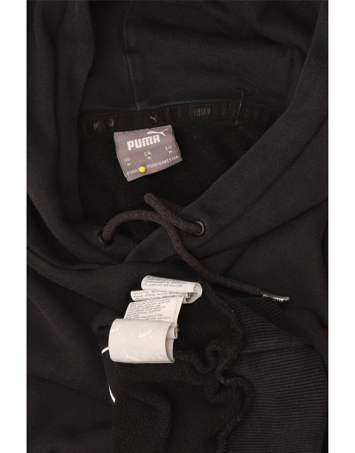 Pulover pentru bărbați Puma Graphic Hoodie, bumbac mediu negru