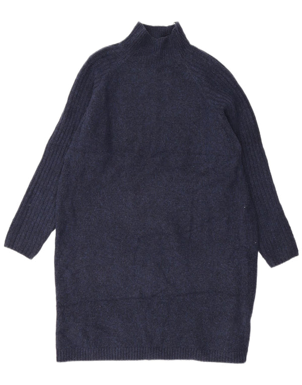 Rochie Pulover pentru Damă Zara UK 14 Medium Bleumarin Acrilic