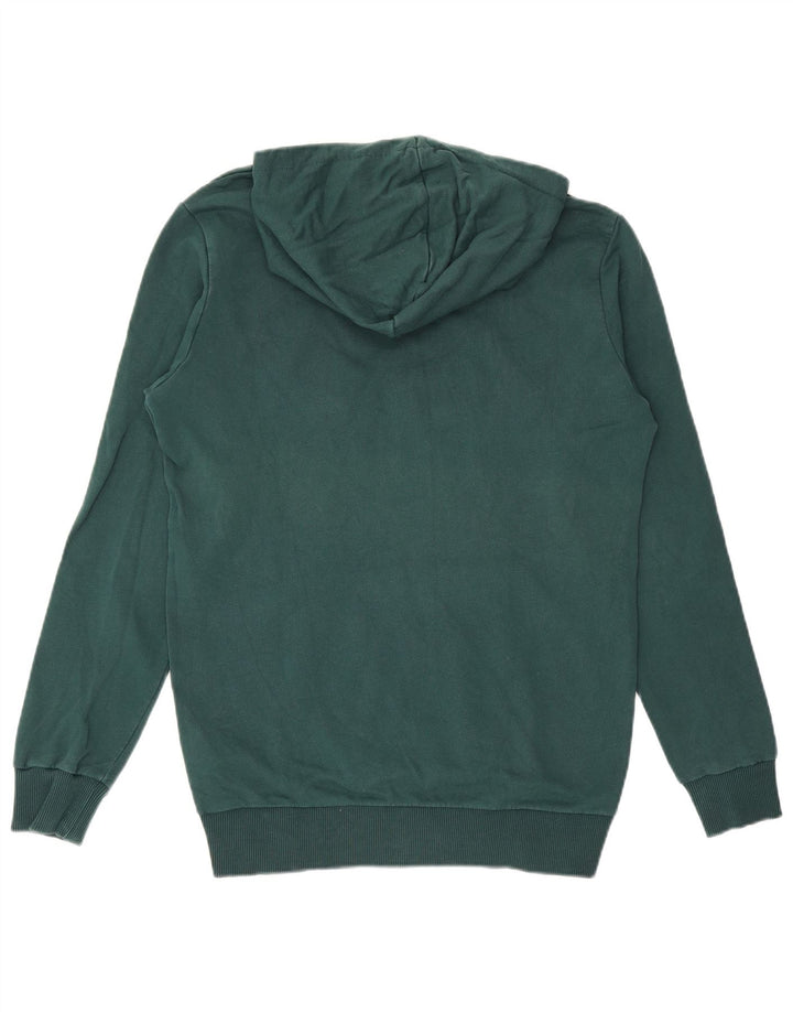 Pulover cu glugă grafic PUMA pentru bărbați, bumbac verde mic