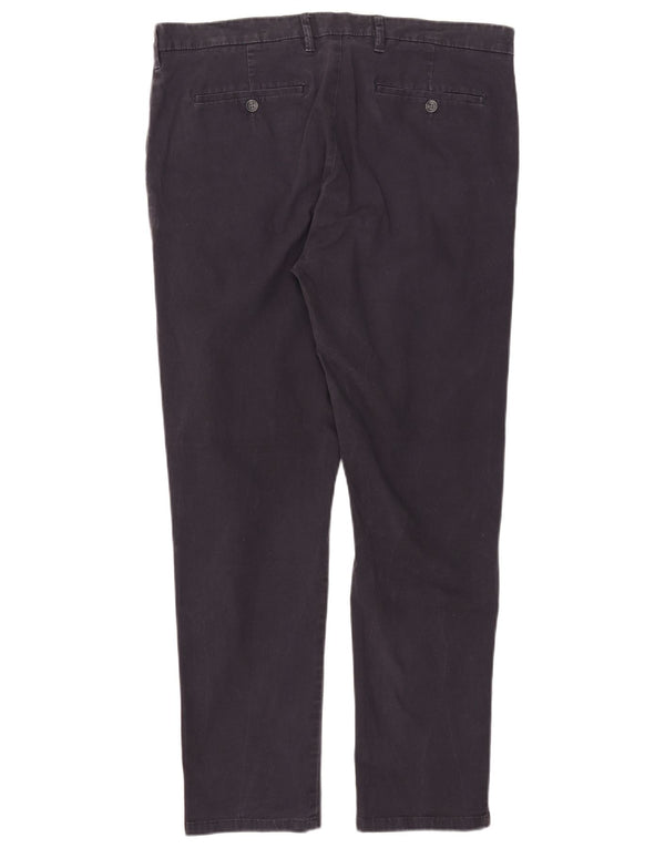 Pantaloni chino subțiri pentru bărbați Marks & Spencer L38 L31 Bumbac bleumarin
