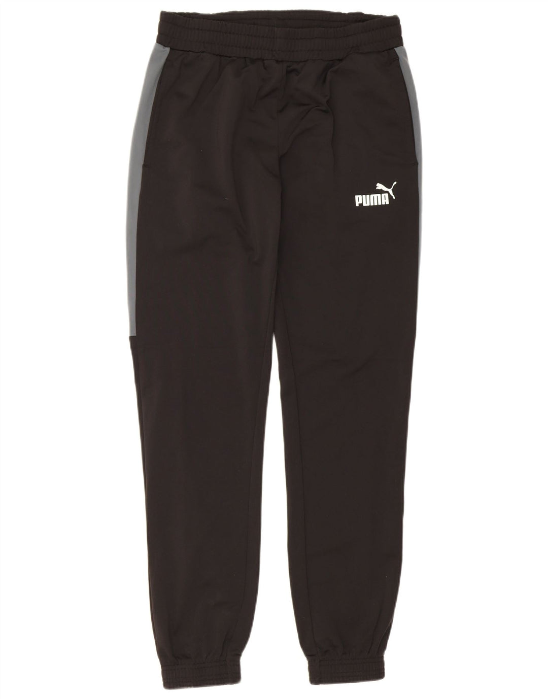 Pantaloni de trening pentru bărbați Puma Pantaloni de jogging Mediu Negru Poliester color bloc