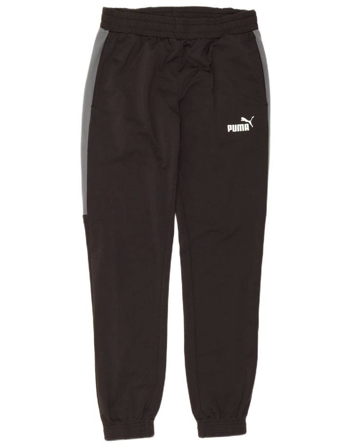 Pantaloni de trening pentru bărbați Puma Pantaloni de jogging Mediu Negru Poliester color bloc