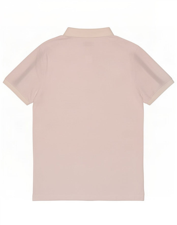 Tricou polo pentru bărbați Lotto Poliester alb mediu