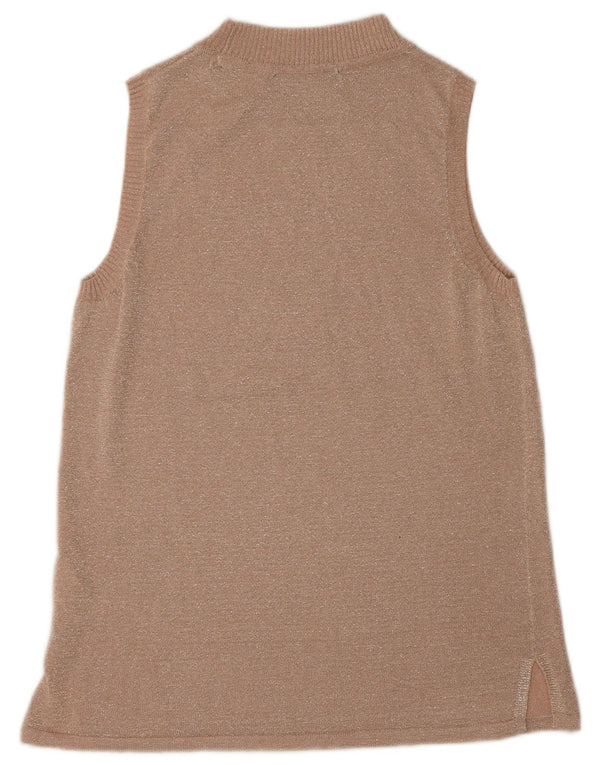 Vestă pentru femei Marks & Spencer UK 12 Medium Beige Viscose
