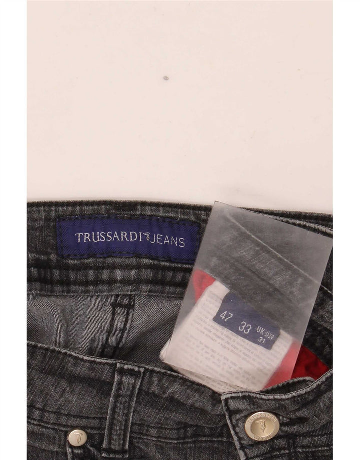 Blugi drepti pentru femei Trussardi W31 L30 gri