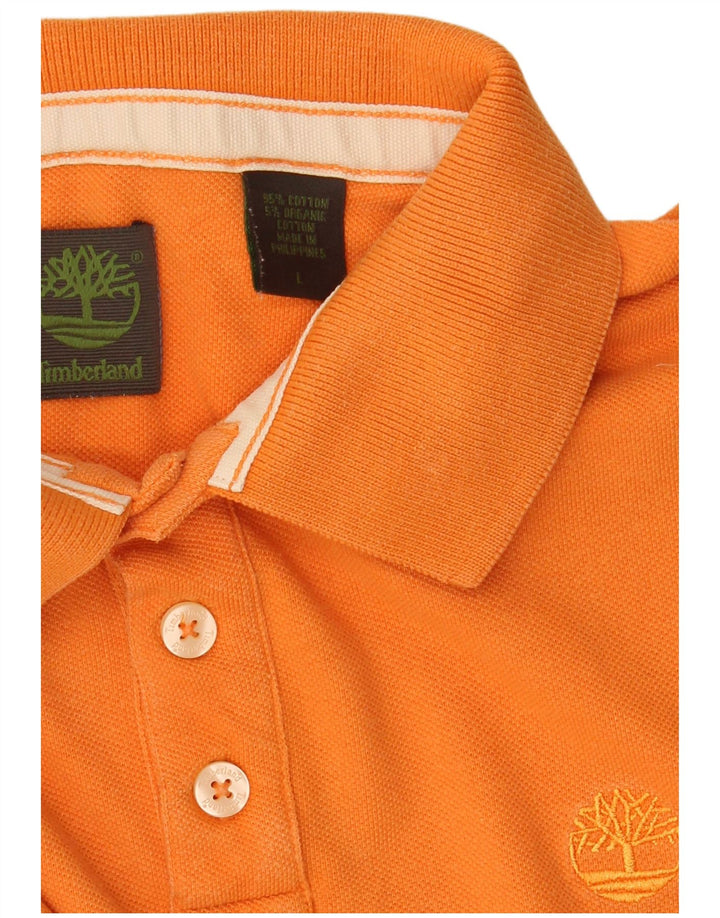 Tricou polo pentru bărbați TIMBERLAND portocaliu mare