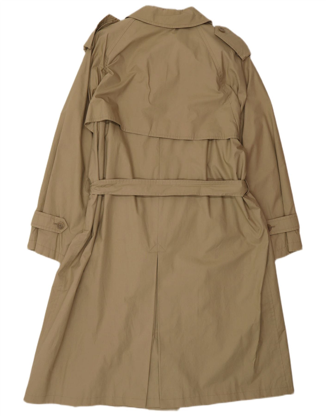 Trench supradimensionat pentru femei Ombraluce UK 14 Bumbac mediu bej