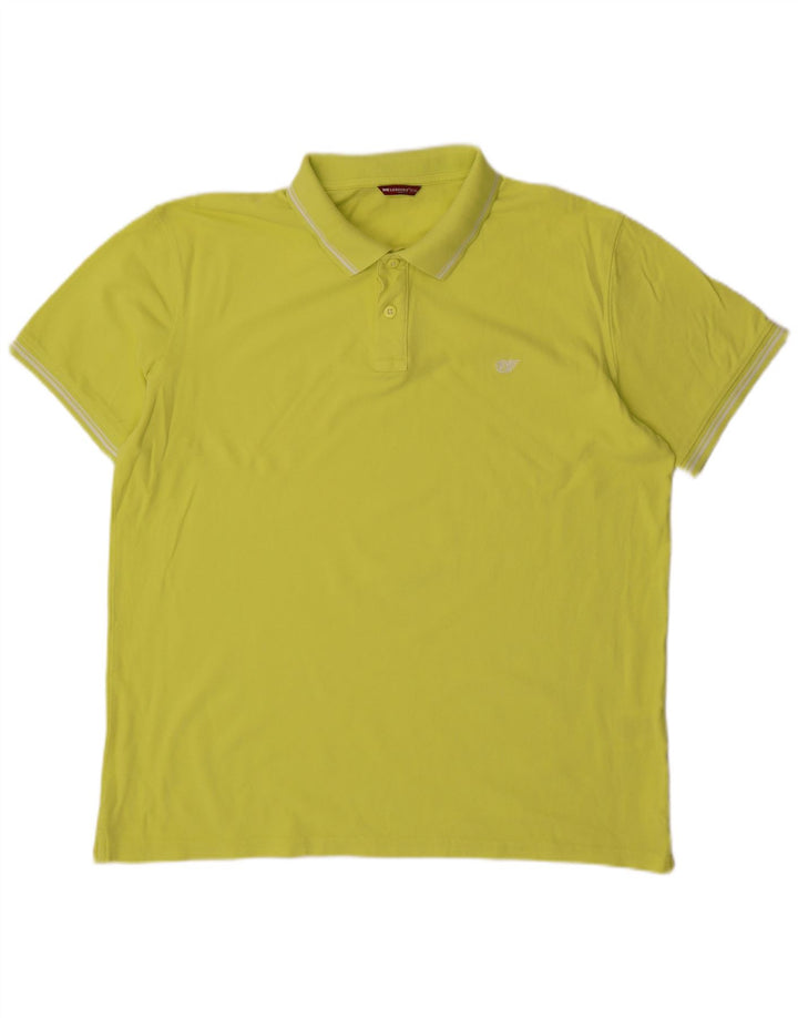 CARRERA tricou polo pentru bărbați 2XL bumbac galben