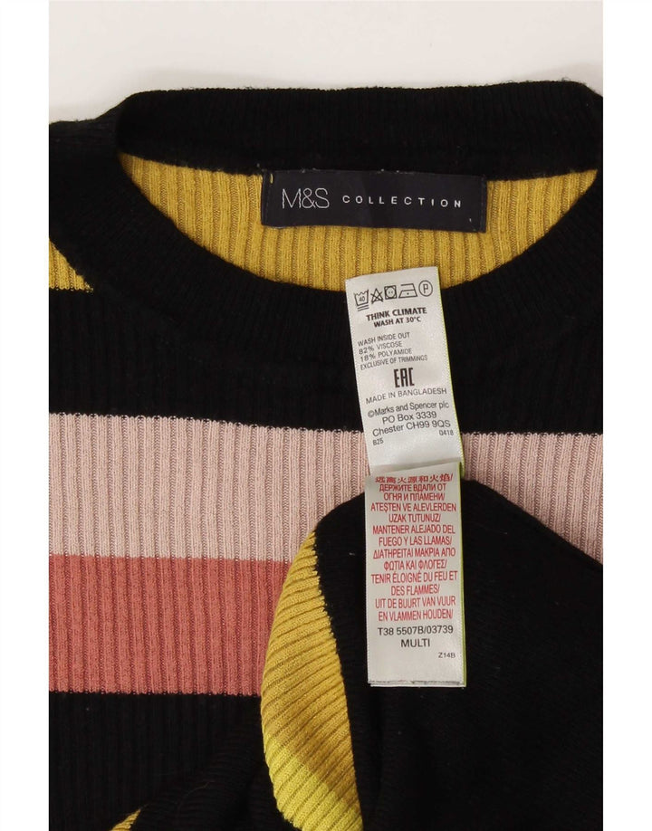 Pulover pentru femei Marks & Spencer cu decolteu triplu UK 12 mediu multicolor